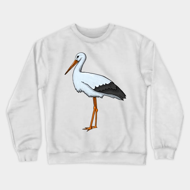 Stork Crewneck Sweatshirt by Akman